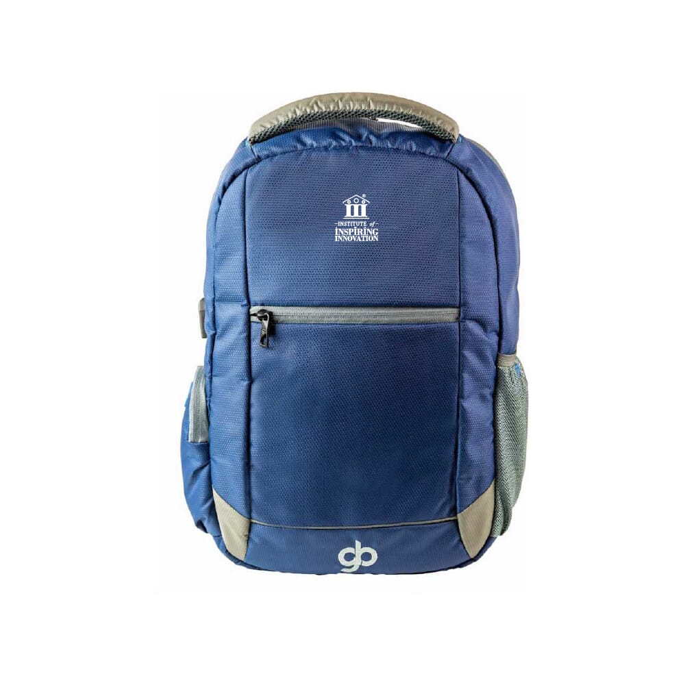 iii LOGO Greys & Blues Blue Backpack
