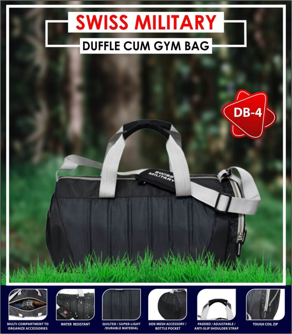 Swiss military sales gym bag