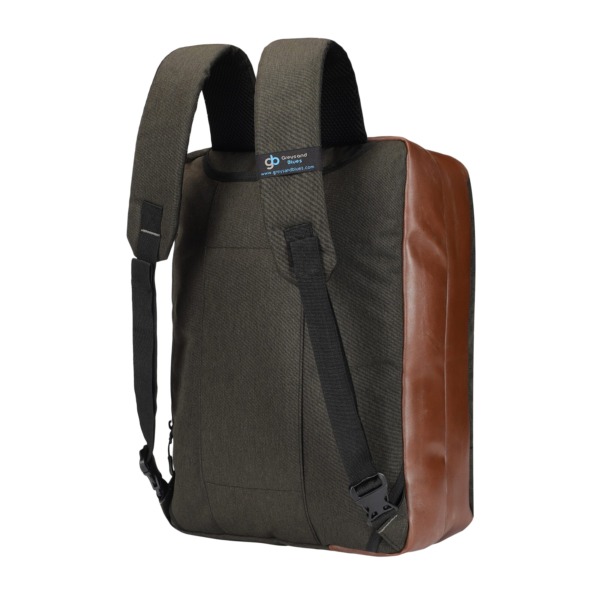 Grey and Blues Sterine 2 in 1 Convertible Unisex Nylon Business