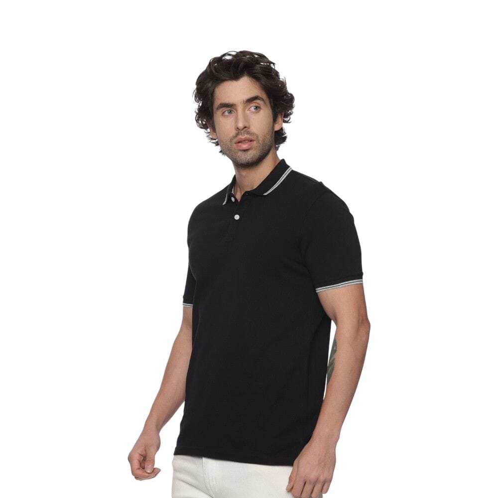 Allen Solly Polo T-shirt Men- Black