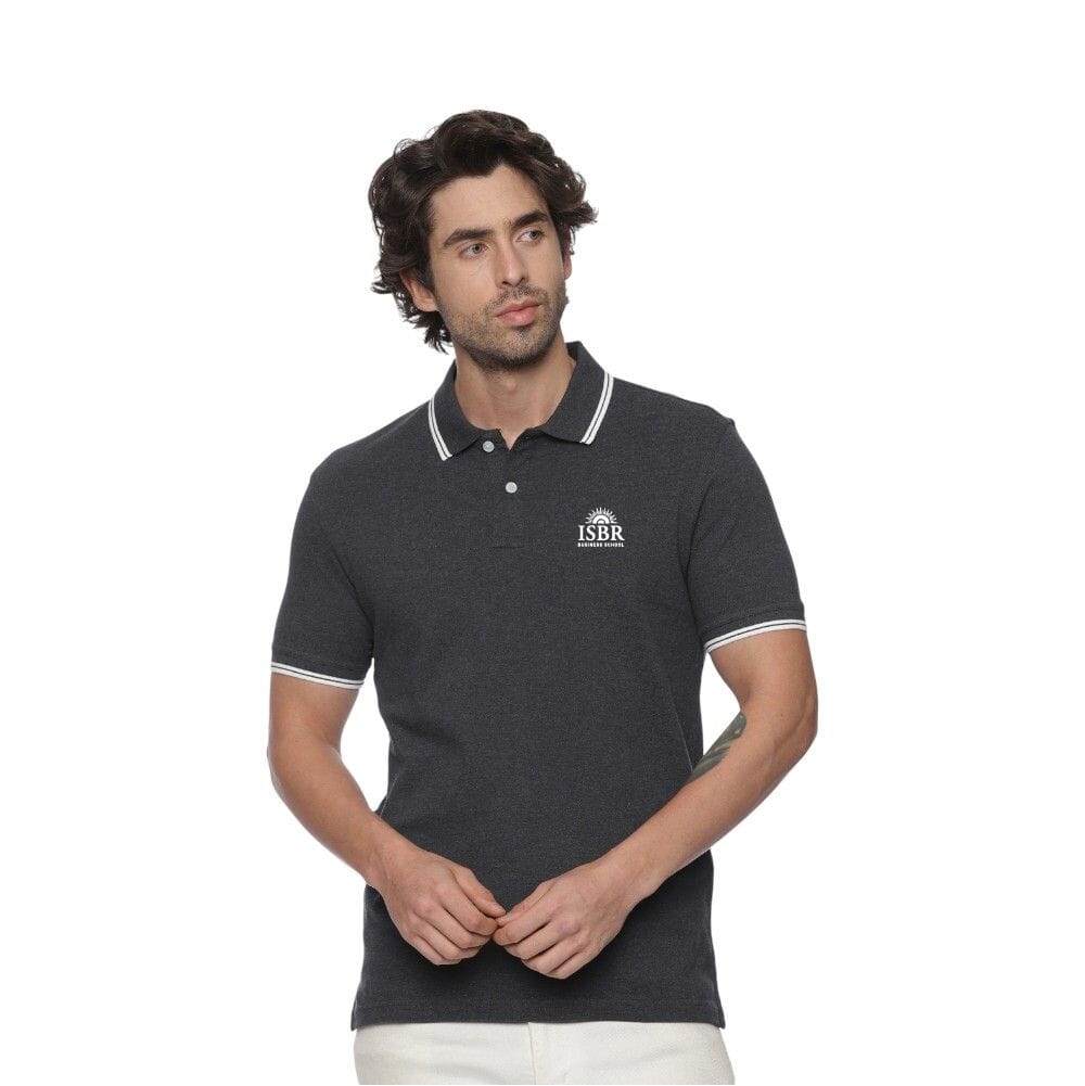 Allen Solly Polo T-shirt Men- Charcoal Grey