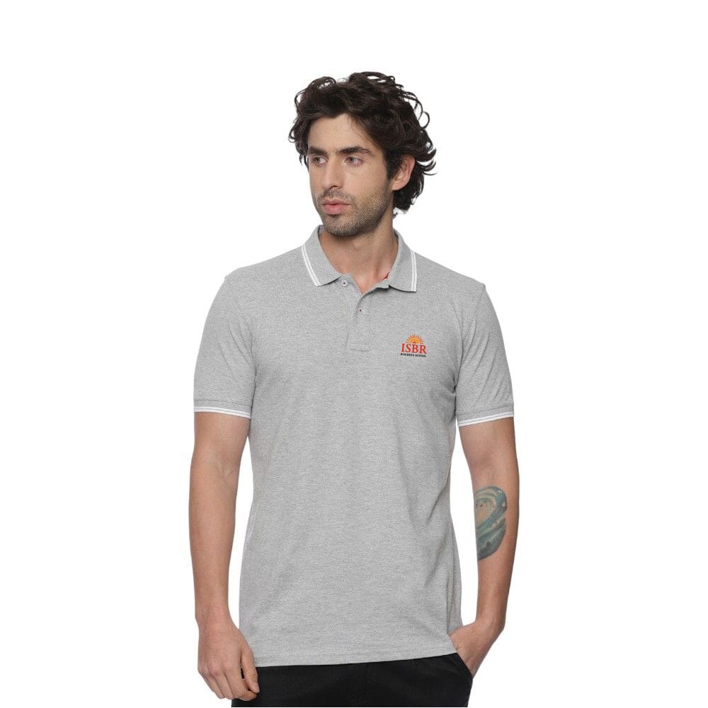 Allen Solly Polo T-shirt Men- Grey