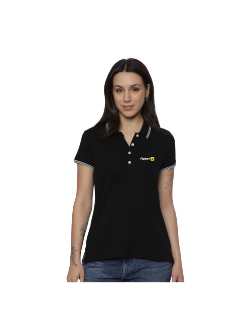 Allen Solly Polo T-shirt Women- Black