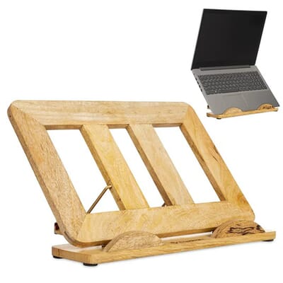 Wooden Electronic Laptop Gadgets Stand l Office Accessories Stand l Home  and Office Use at Rs 350/piece, Wooden Mobile Stand in Sambhal