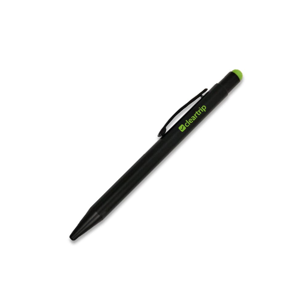 Lumi Metal Pen- Black with Green