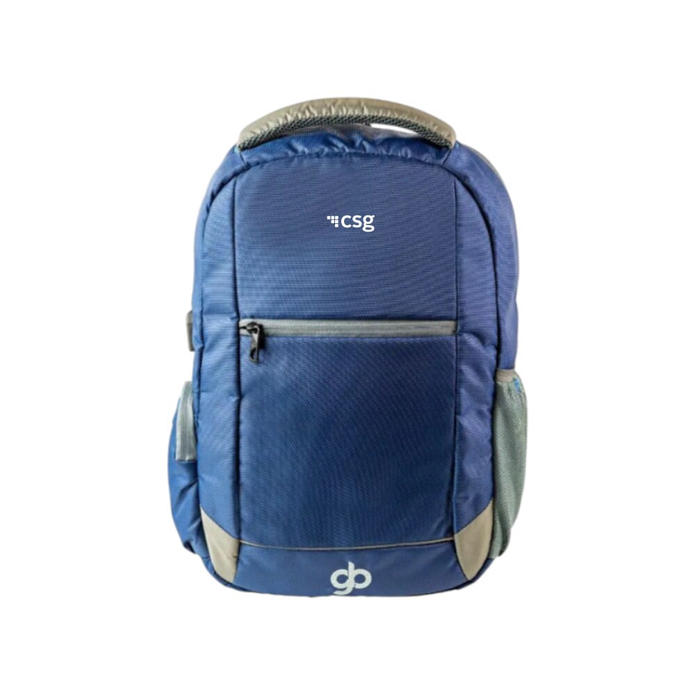 Greys&Blues Jadia Laptop Bag-Blue with Grey- 22L