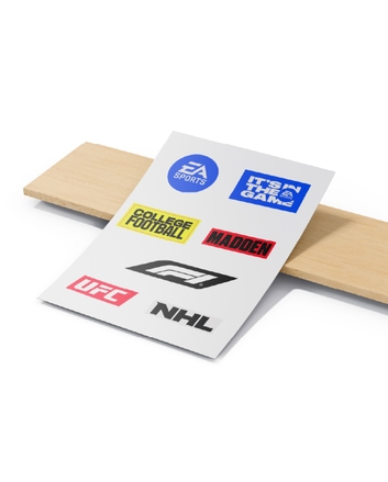 EA Vinyl Sticker Sheet | Die-Cut | A5