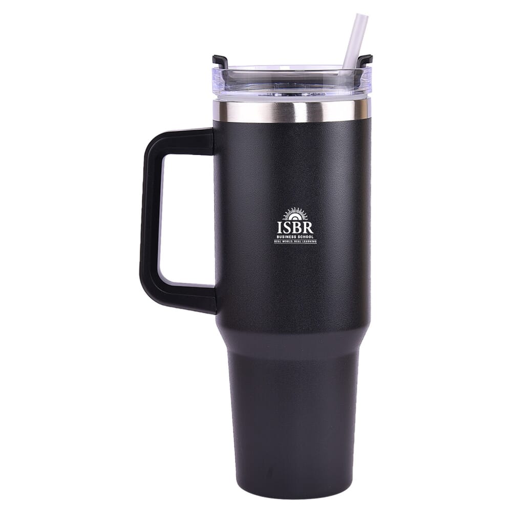 Hydra Stainless Steel Mug- Black- 1200ml