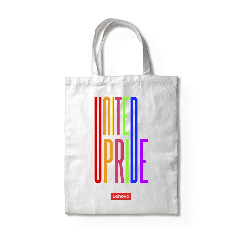 United Pride Customized Tote Bag - White