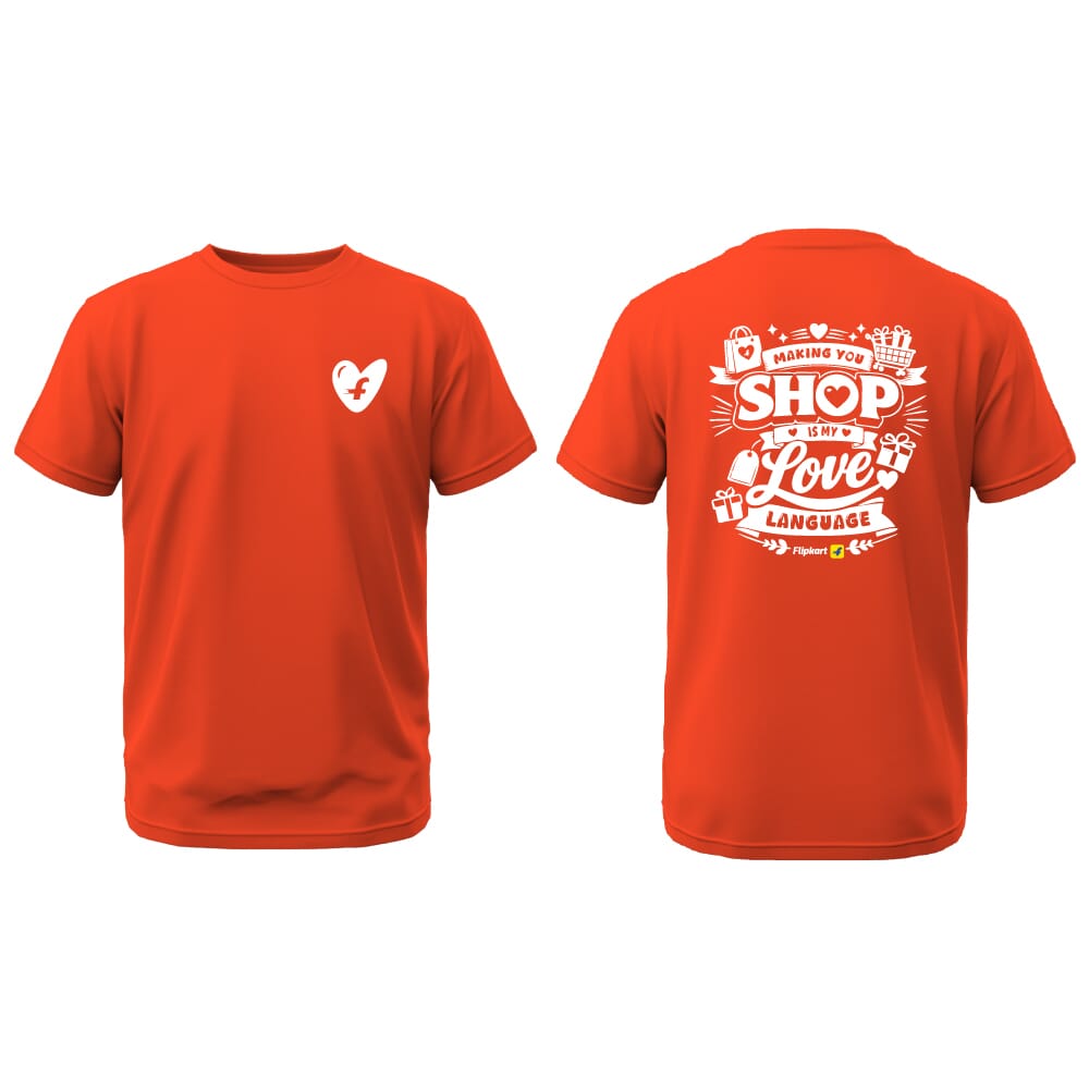 My Love Language - Pima Round neck T-Shirt - Red