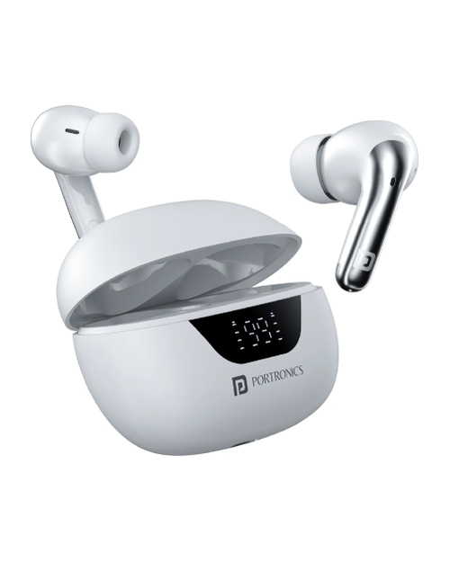 Portronics Harmonics Twins 28 Earbuds - White