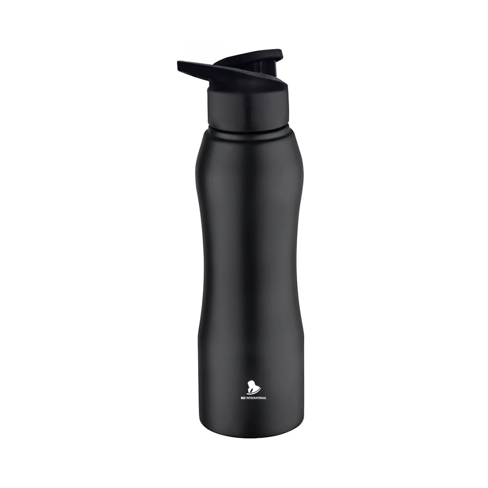 Borosil Grip N Sip Stainless Steel Bottle- Black- 750ml