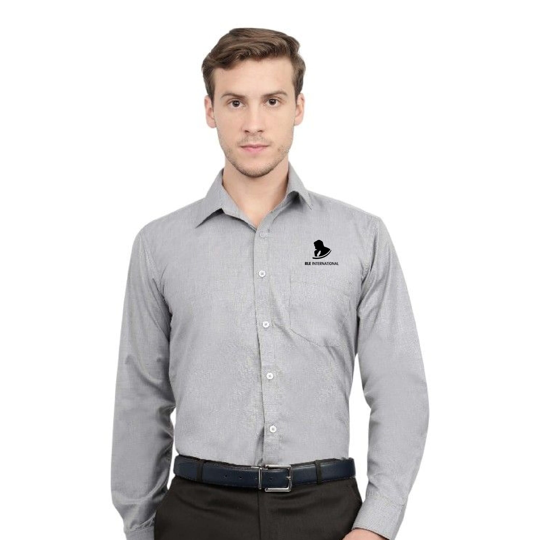 Scott Formal Shirt- Dark Grey