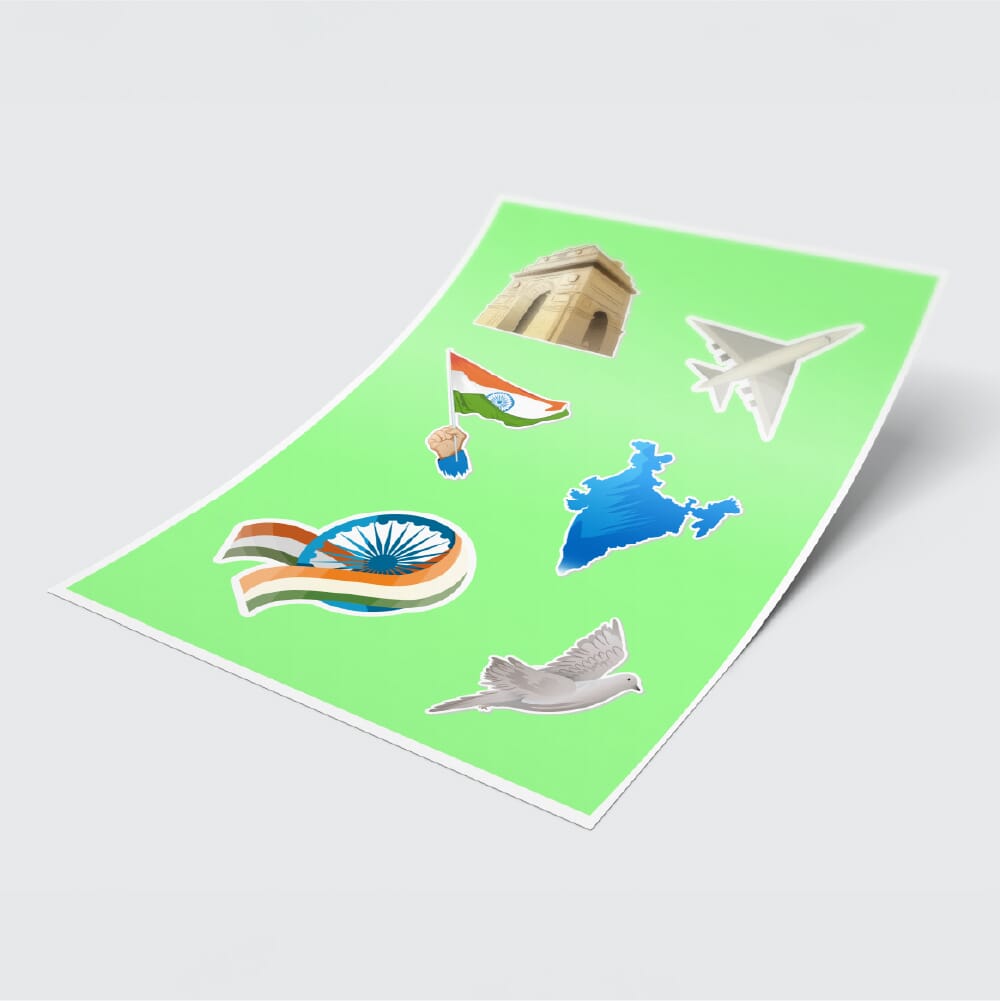 Unified India Laptop Sticker