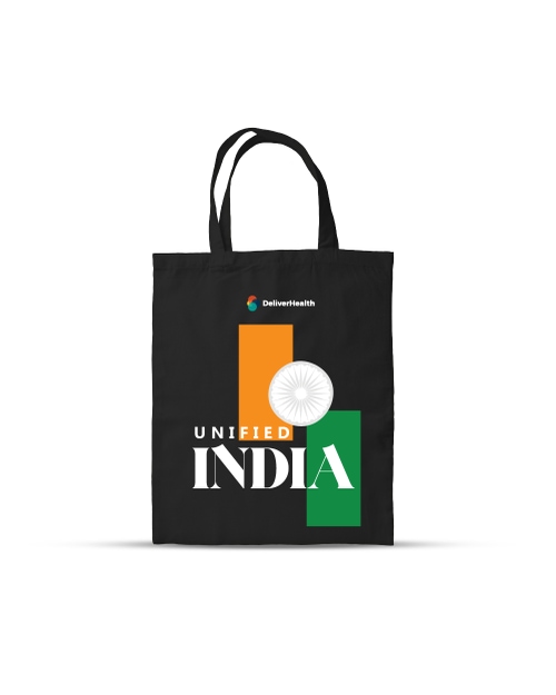 Unified India Tote Bag - Black