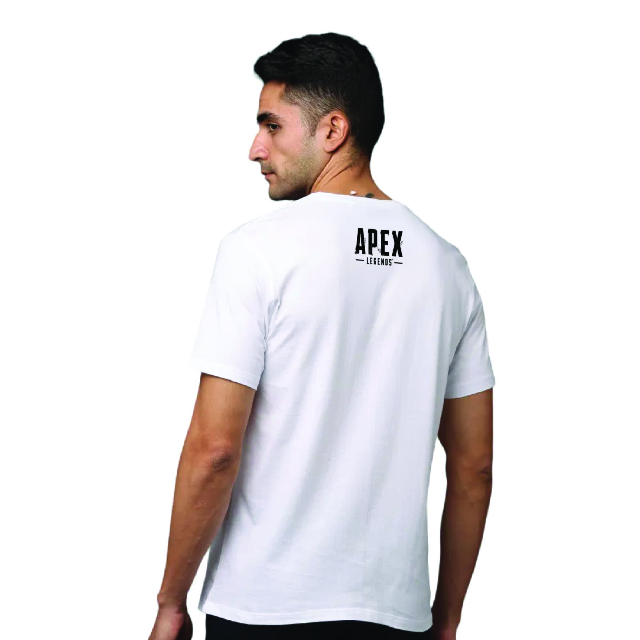 Valkyrie Manga Greys&Blues Pima Round neck T-Shirt-White