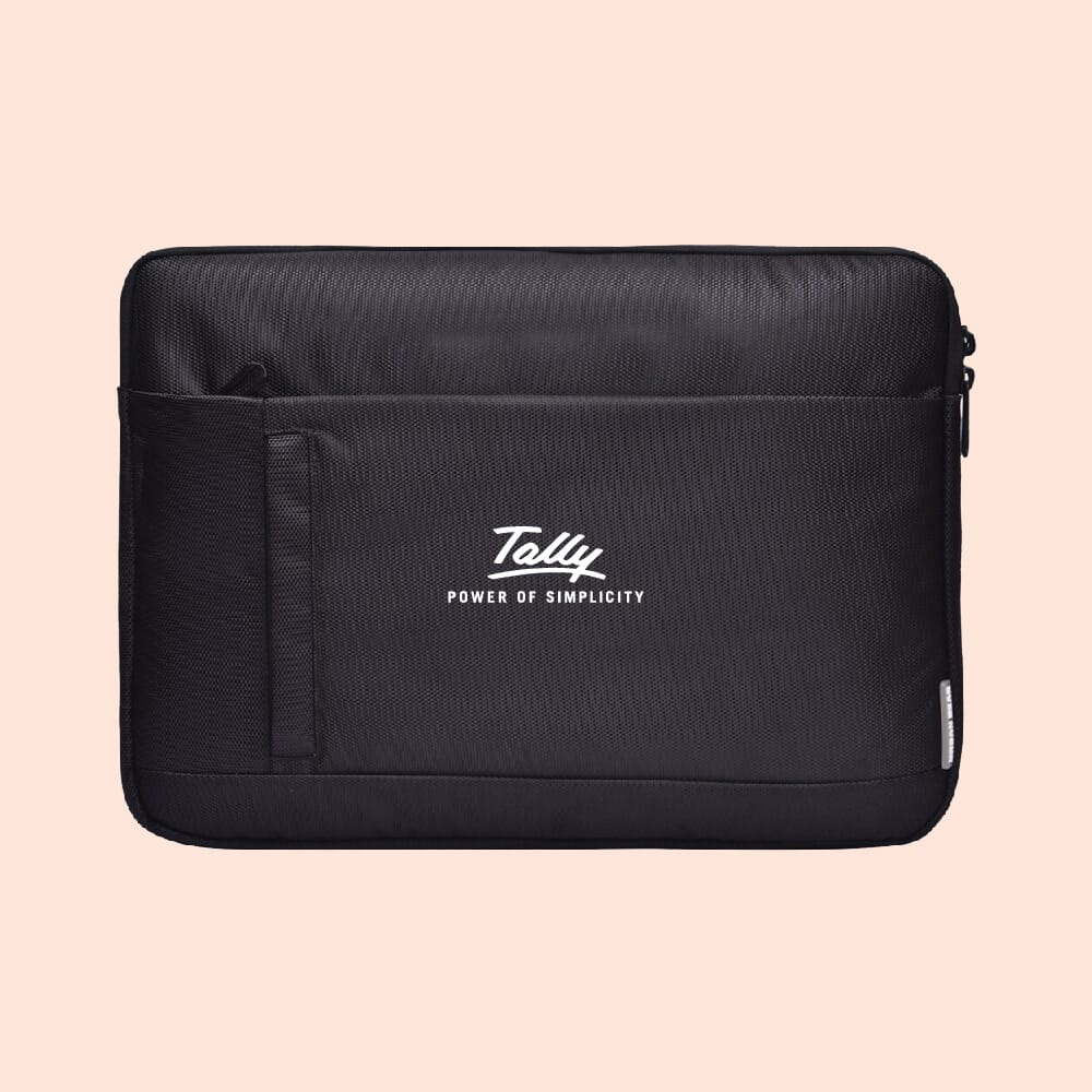 Zipcase Laptop Sleeve- Black