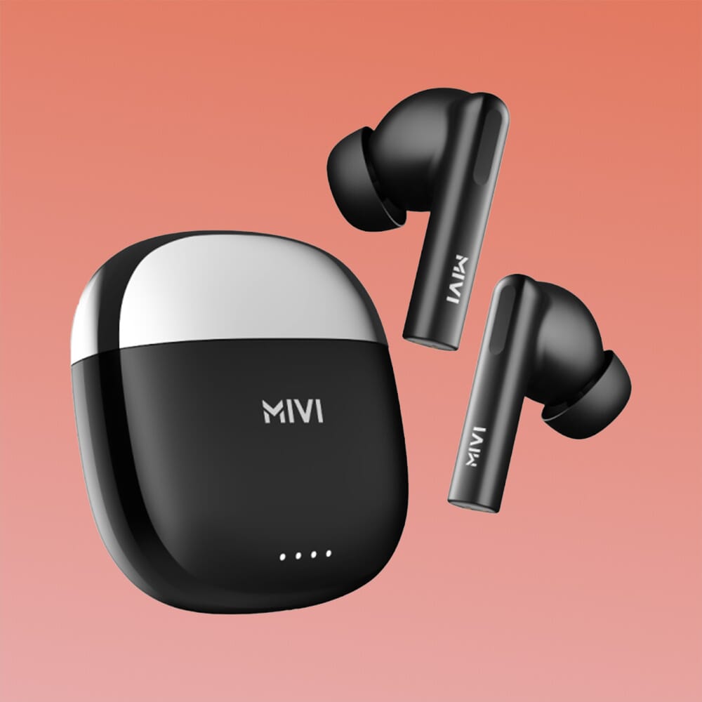 Mivi DuoPods i4 Earpods Black 45 Hrs